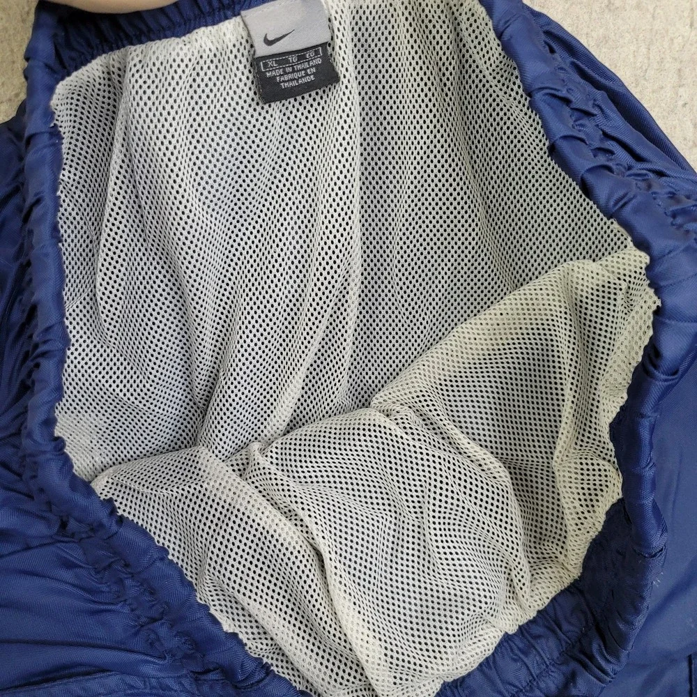 Vintage Nike‎ Swimming Shorts Mens XL Blue Lined 9